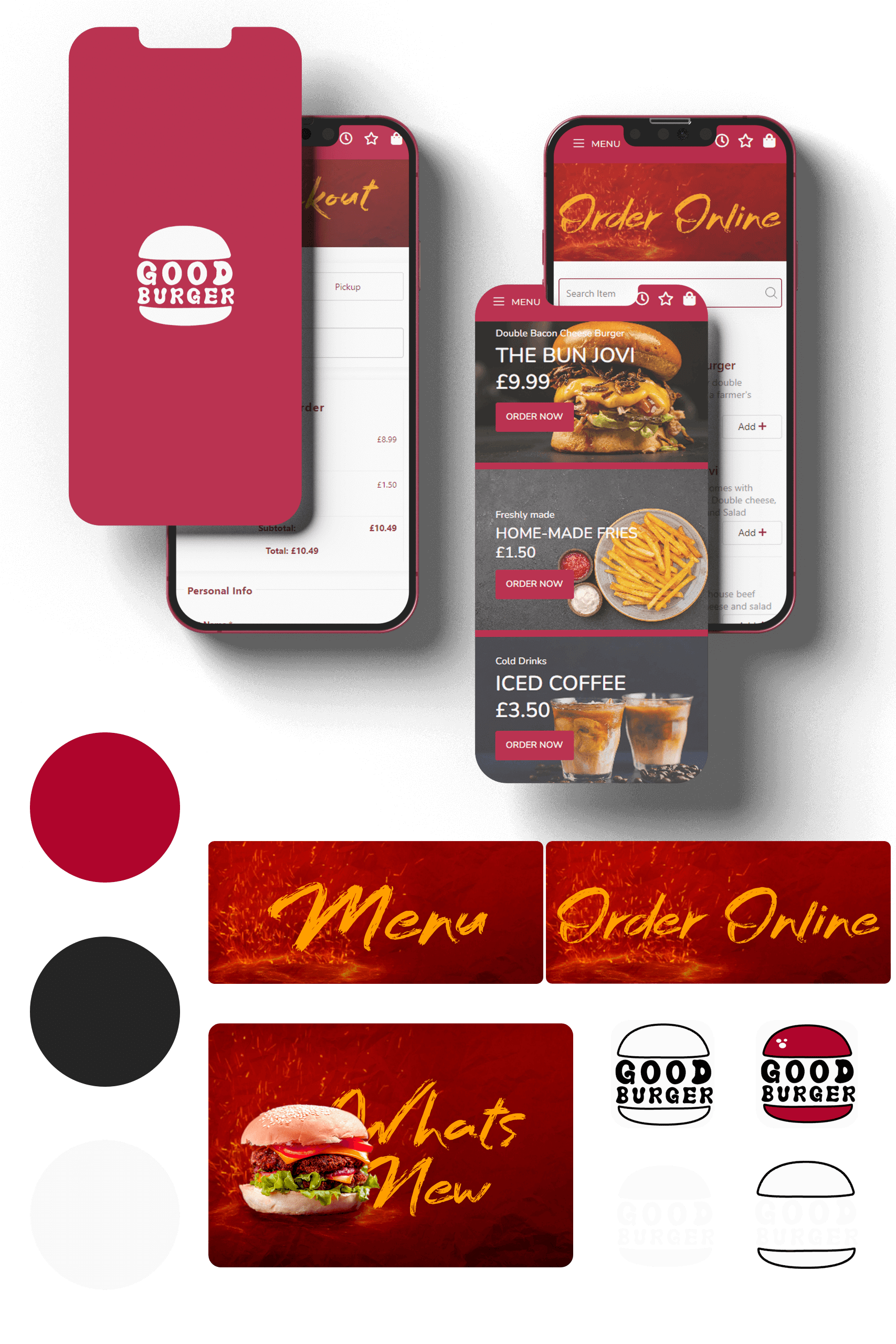 Good Burger- Main Project Image to showcase the app