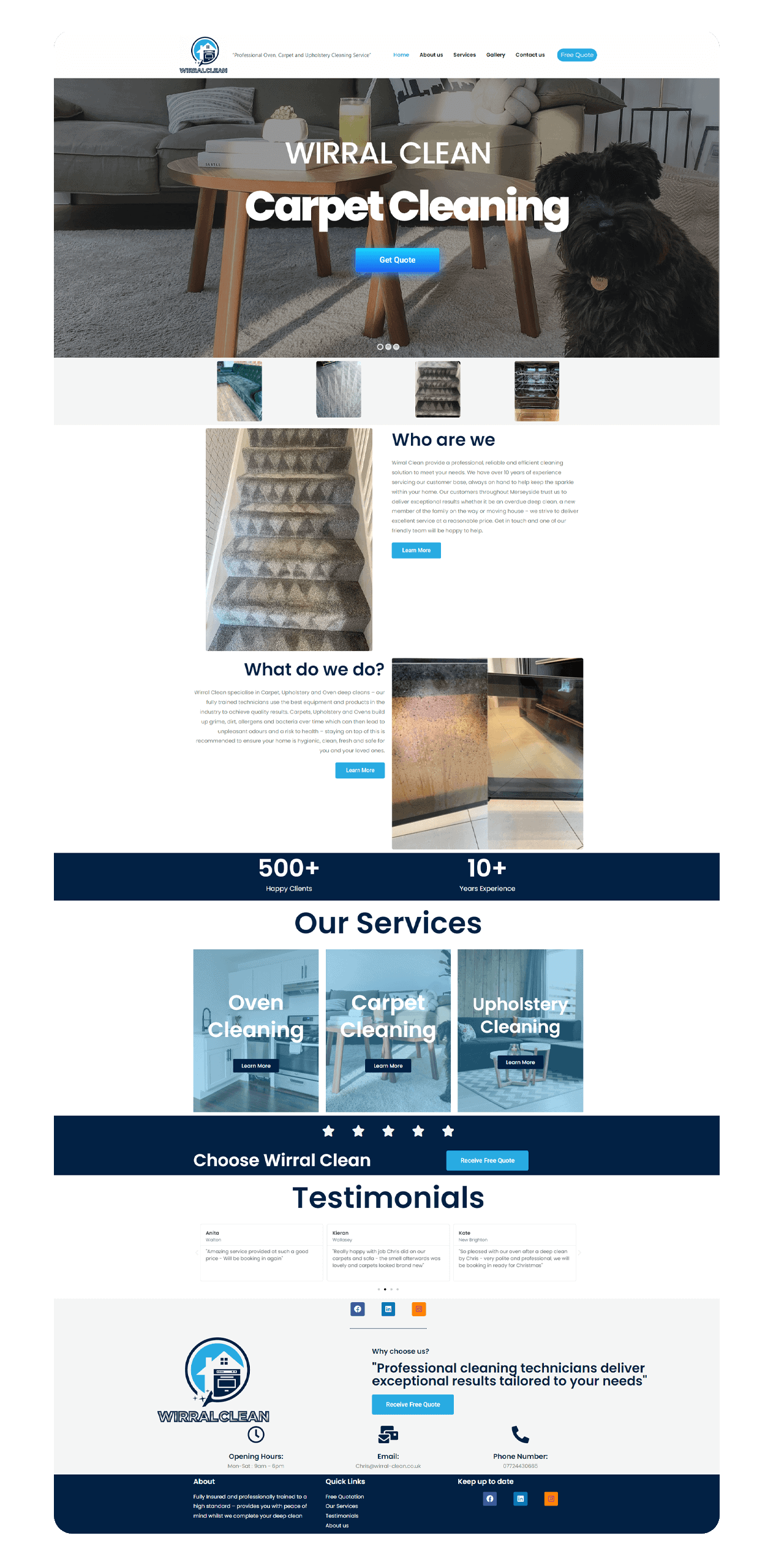 Worral Clean - Homepage