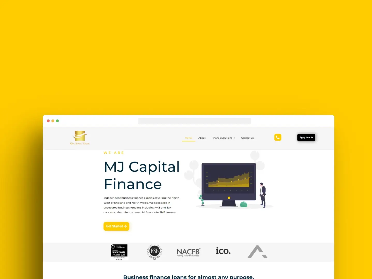 MJ Capital Finance - WordPress Website Design